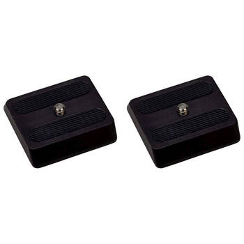 2PK Benro PH08 Snap-In QR Plate Tripod Camera Mount Accessory Black