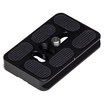 Benro PU60 Arca-Swiss Style QR Plate Tripod Camera Mount Accessory Black