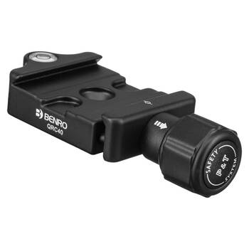 Benro QRC40 Aluminum Quick Release Clamp 3/8"-16 Camera Mount Accessory Black