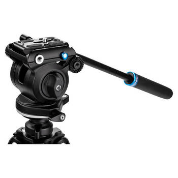 Benro S2PRO Aluminium Video Head Tripod Mount Accessory Upto 2.5kg 6cm Black