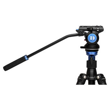 Benro S4PRO Aluminium Video Head Tripod Mount Accessory Upto 4kg 6cm Black