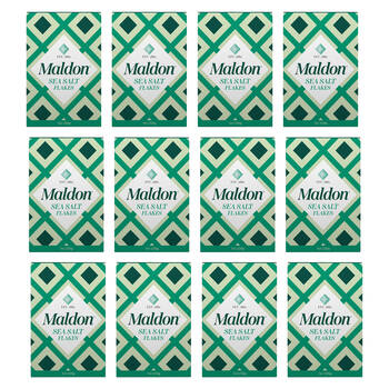 12PK Maldon Finishing Crunchy Sea Salt Flakes Kosher Certified Organic 250g