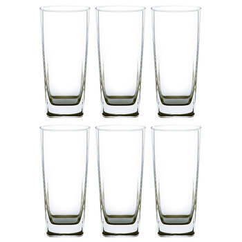 6pc Ocean Plaza Hi Ball Glasses 405ml