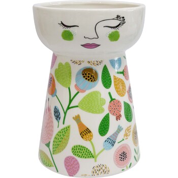 LVD Ceramic Doll Vase Home Tabletop Decor 21cm XL - Summertime