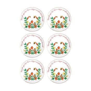 6PK LVD Dish Ceramic Home/Office Decor Round 10cm Wonderful Mum