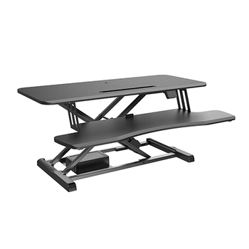 Brateck Electric Sit Stand Desk Converter w/ Keyboard Tray Deck
