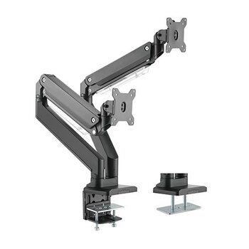Brateck Dual 17‘-35’ Monitors Aluminum Heavy-Duty Gas Spring Arm