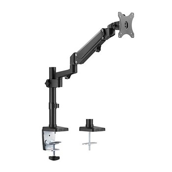 Brateck Single 17' - 35' Monitor Heavy-Duty Aluminum Gas Spring Arm
