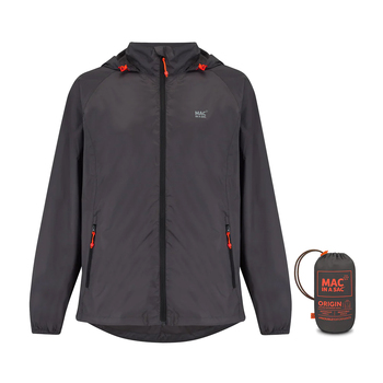 Mac In A Sac Unisex Adults Waterproof Jacket - Charcoal - XXL