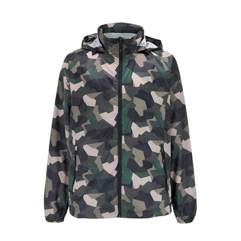 Mac In A Sac Unisex Adults Waterproof Jacket - Green Camo - M