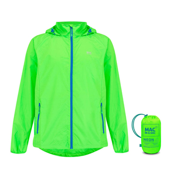 Mac In A Sac Unisex Adults Waterproof Jacket - Neon Green - XS