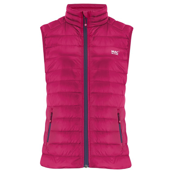 Mac In A Sac Adult Ladies Alpine Down Vest - Fuchsia - AU10