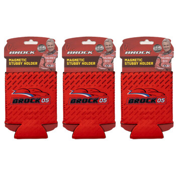 3PK The Stubby Club Brock Magnetic Stubby Beverage Can Holder