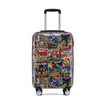 Marvel Comic Retro Pc 19" Cabin Trolley Luggage Travel Suitcase