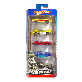 5pc Mattel Hot Wheels Diecast Toy Cars 1:64 Scale Kids Asstd 3y+