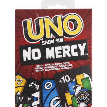 Mattel UNO Show'Em No Mercy Card Game 116x92cm Kids/Family 7y+