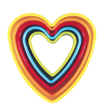 Avanti 5pc Heart Cookies Cutter