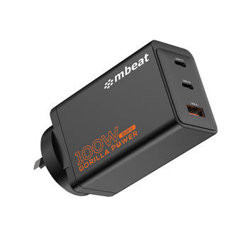 Mbeat Gorilla Power 100W Gan II USB-C Charging Plug