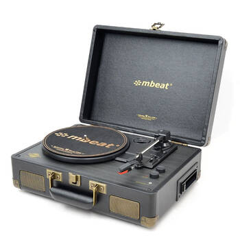 Mbeat Uptown Retro 2-in-1 Turntable Player