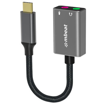 Mbeat ToughLink USB-C To Audio & Microphone Adapter
