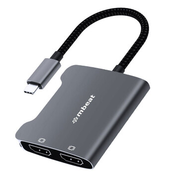 Mbeat Tough Link 4K USB-C To Dual HDMI Adapter