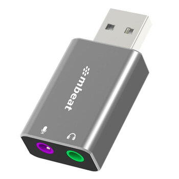 Mbeat ToughLink USB To Audio & Microphone Adapter