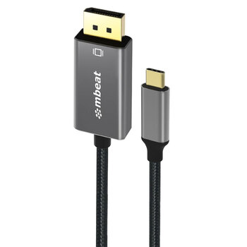 Mbeat ToughLink 1.8m 4K USB-C To DisplayPort Cable