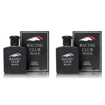 2PK Mirage Racing Club Black EDT Eau De Toilette Fragrance Spray For Men 100ml