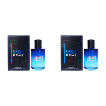 2PK Mirage Sinner Prive EDT Eau De Toilette Fragrance Perfume Spray For Men 100ml