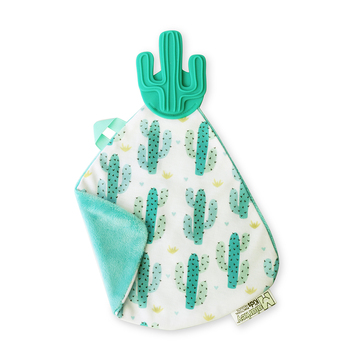 Malarkey Kids Munch-it Baby Chewing Blanket Silicone Cacti Cutie