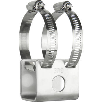 GME Stainless Steel Heavy Duty Bull Bar Vehicle Mounting Bracket 60mm Silver