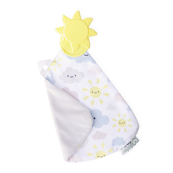 Malarkey Kids Munch-it Baby Chewing Blanket Silicone Sunshine