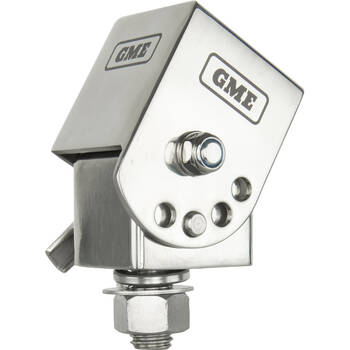 GME Stainless Steel 4 Adjustable Level Fold Down Antenna Mounting Bracket