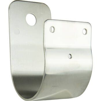 GME Stainless Steel Wrap Around Bull Bar Vehicle Mounting Bracket 76mm Silver