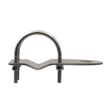 GME Stainless Steel Bull Bar Mounting Bracket 3mm Silver