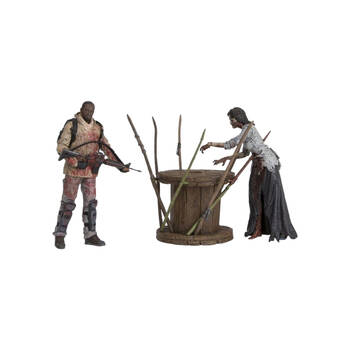 Mcfarlane Toys The Walking Dead Morgan w/ Impaled Walker & Spike Trap Figure Set