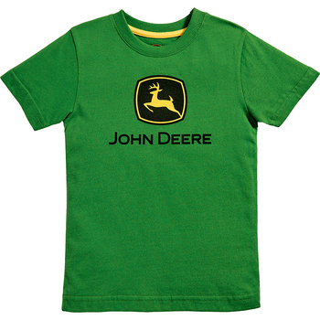 John Deere Logo Themed T-Shirt/Tee Green Child Size 14-16