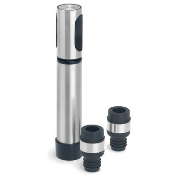 Blomus Cerra Wine Vacuum Pump Preservation Sealer Set 11.5x22cm Silver