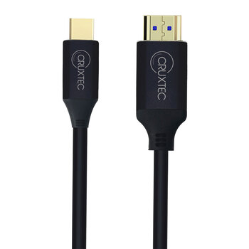 Cruxtec Mini Displayport Male to HDMI Male Cable 2m Black 4K/30Hz