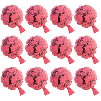 12PK MDI Whoopee Cushions Funny Joke Fart Party Prank - Pink