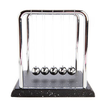 MDI Balance Ball w/ Black Marble Base Desk Accessory Decor Large