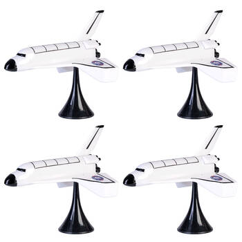 4PK MDI Balance Space Shuttle Desk Accessory Decor White