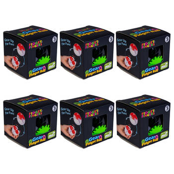 6PK MDI Gear Fidget Ball Kids/Children Sensory Toy 3y+ Assorted