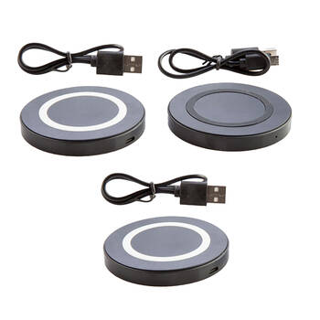 3PK MDI Wireless Charger/Charging Pad For Qi Devices Assorted