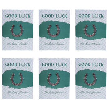 6PK MDI Lucky Horseshoe Token Keepsake Home Decor/Wedding Favours