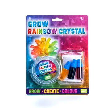 MDI Grow Crystal Rainbow Educational Experiment Kids Toy Kit 8y+