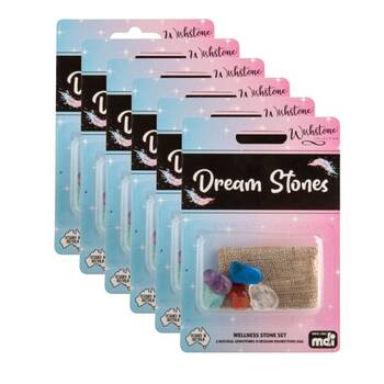 6PK Wishstone Gemstone Set Healing Dream Wellness Spiritual Stone