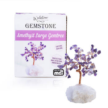 Wishstone Gemstone Gemtree Large Amethyst Wellness Stone