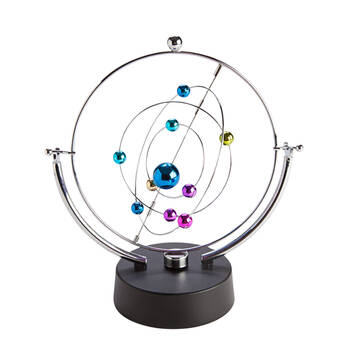 MDI Kinetic Art Galaxy Moving Sculpture Optical Illusion Toy 57.8x38.7cm