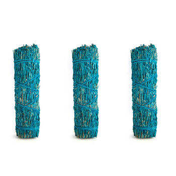 3PK Wild Scents Cleansing Hand-Bound Smudge Stick Sage Nag Champa 11x2x2cm